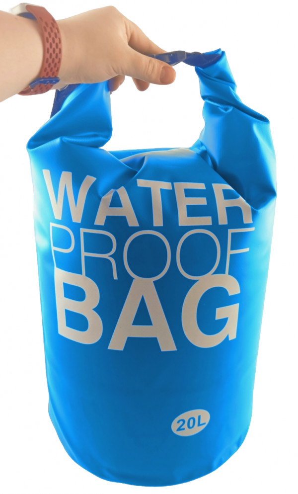В основном применяется для защиты документов, электроники, одежды от влаги во время сплавов, походов, в дайвинге на лодке. Можно использовать в качестве буя или плавучего контейнера для мелких предметов.