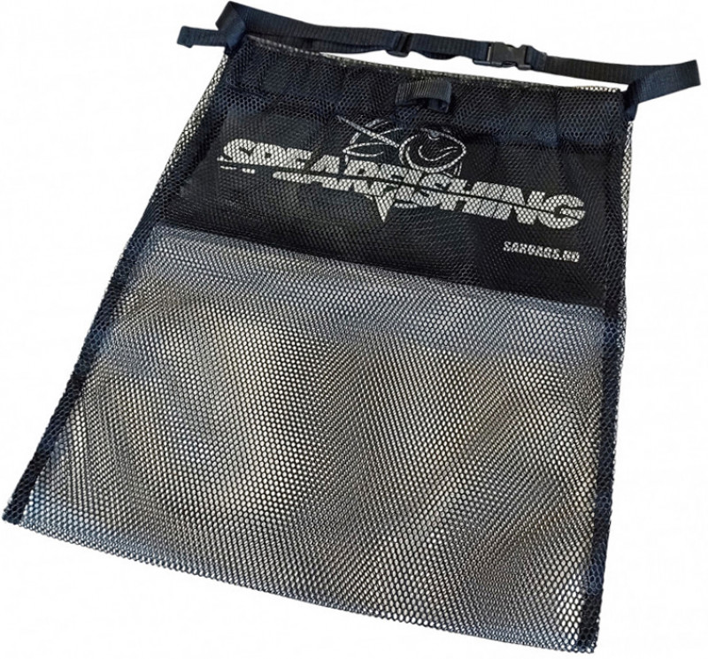 Профессиональная сетка для сбора раков, рыбы, морепродуктов на пояс ныряльщика или аквалангиста. Производится популярным российским брендом SARBAGS.