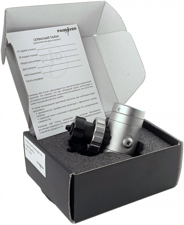 Заказывая у нас вы приобретаете комплект: первая ступень F3 DIN, фирменный картонный бокс, гарантийный талон на 1 год.