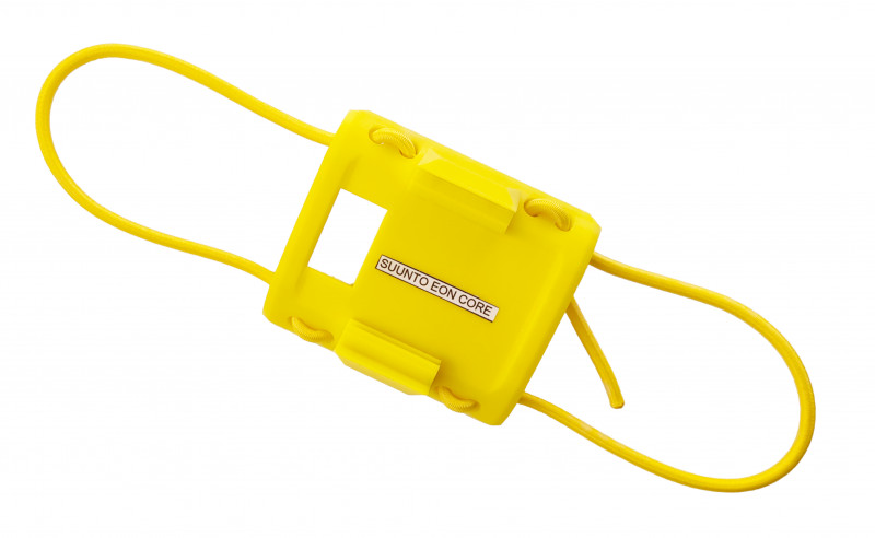 Профессиональный удобный держатель подводного компьютера SUUNTO EON CORE на руку с резинками.