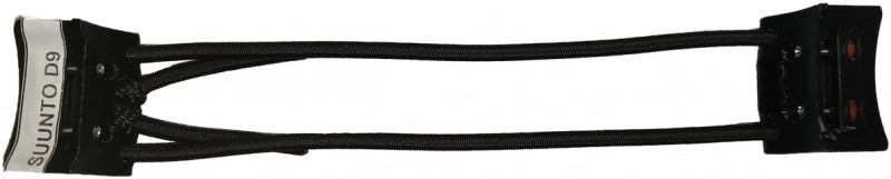 Длина резинок быстро и легко регулируется - просто потяните за торчащие свободные концы, и держатель с прибором прижмется к руке плотнее.