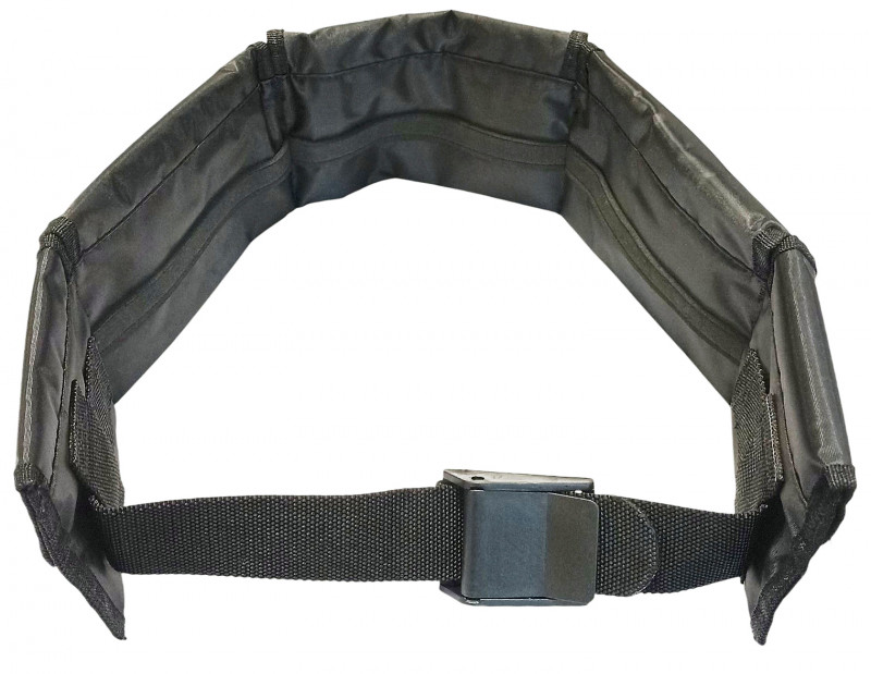 Профессиональный грузовой пояс «B-SQUARE» с карманами и пластиковой пряжкой для быстрой отгрузки подводного пловца, как с аквалангом, так и без.