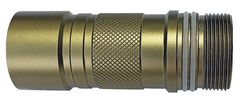 Корпус из анодированного алюминия, можно использовать как в пресной, так и в морской воде.