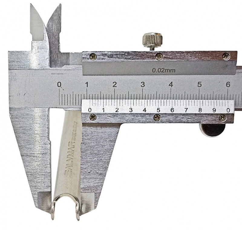 Максимальная ширина флажка - 1.1см.