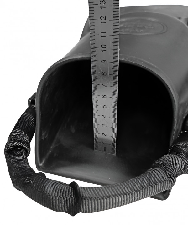 Высота подъема калоши по центру размера XXL - около 9см.