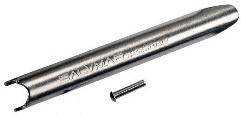 Крутой итальянский флажок наконечника или арбалетного гарпуна с заклепкой в комплекте. Производитель - компания SALVIMAR.