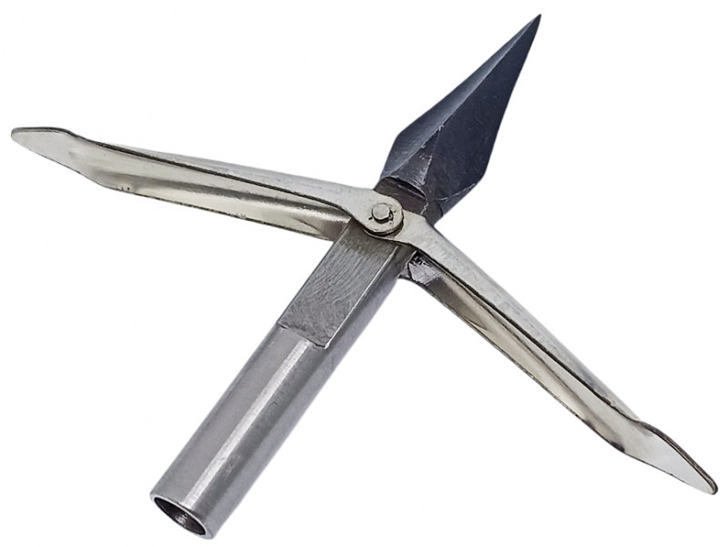 Профессиональный наконечник «ОСА» с двумя лепестками для подводной охоты на рыбу от российского бренда SPEARDIVER.