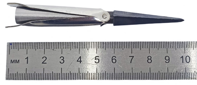 Длина наконечника - около 10см.