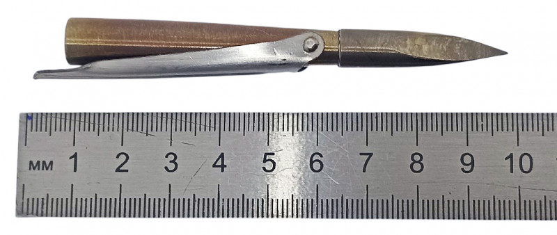 Штатная длина наконечника - 9.8см.