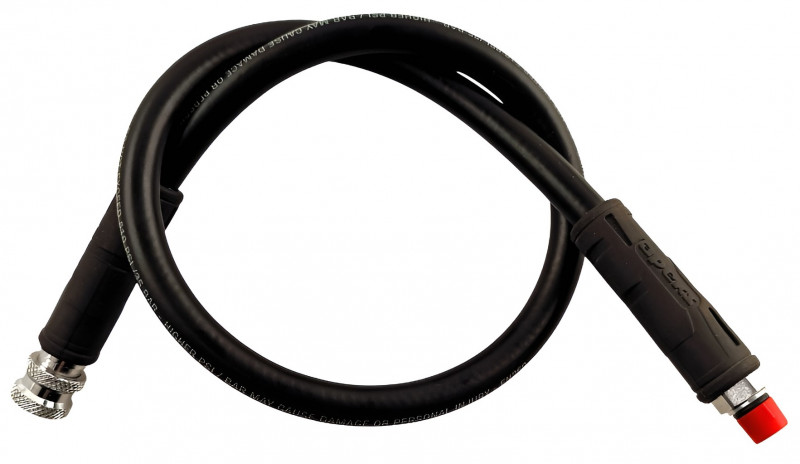 Бывший в употреблении профессиональный шланг поддува для сухого гидрокостюма или компенсатора плавучести длиной 54см от компании APEKS. Состояние отличное.