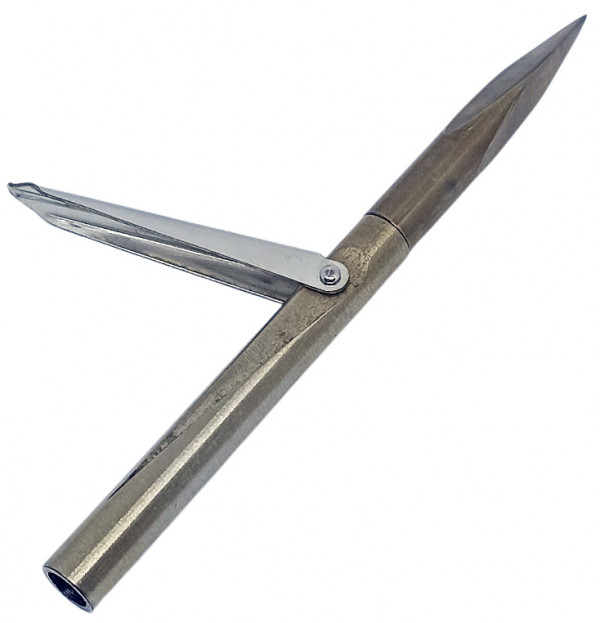 Профессиональный каленый наконечник ПИКА 3 с одним лепестком и сменной головой для подводной охоты от известного производителя «SPEARDIVER».