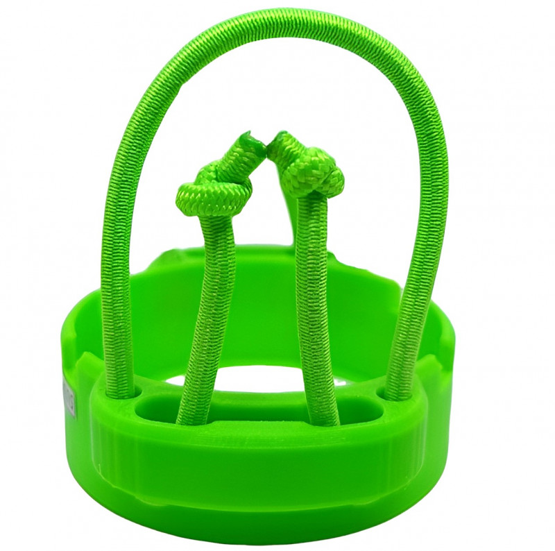 Длина резинок быстро и легко регулируется - просто потяните за торчащие свободные концы, и держатель с прибором прижмется к руке плотнее.