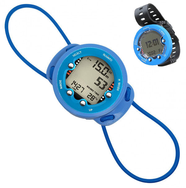 Держатель с резинками для SUUNTO ZOOP NOVO - удобная, надежная и правильная замена штатному ремешку, проверенная многими дайверами.