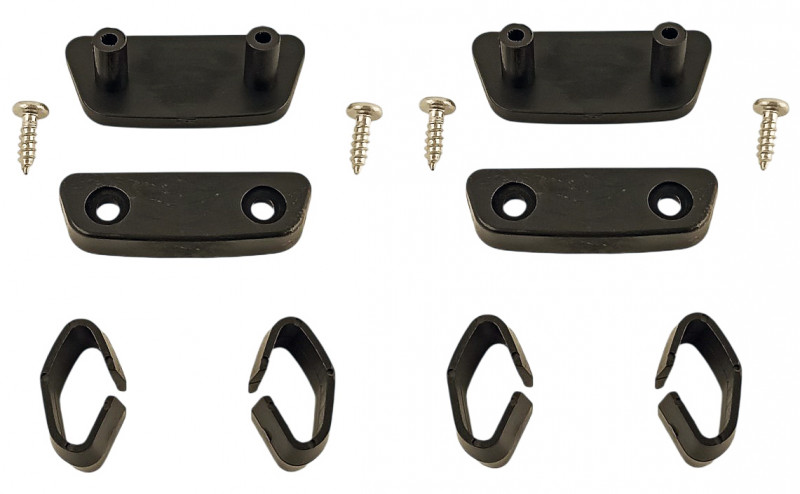 В комплекте к резиновым калошам продаются крепления лопастей и усов.