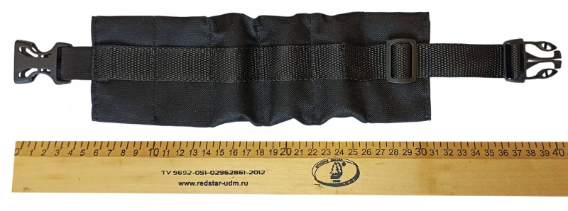 Груз на ноги с ремешками максимальной длины - 38см.