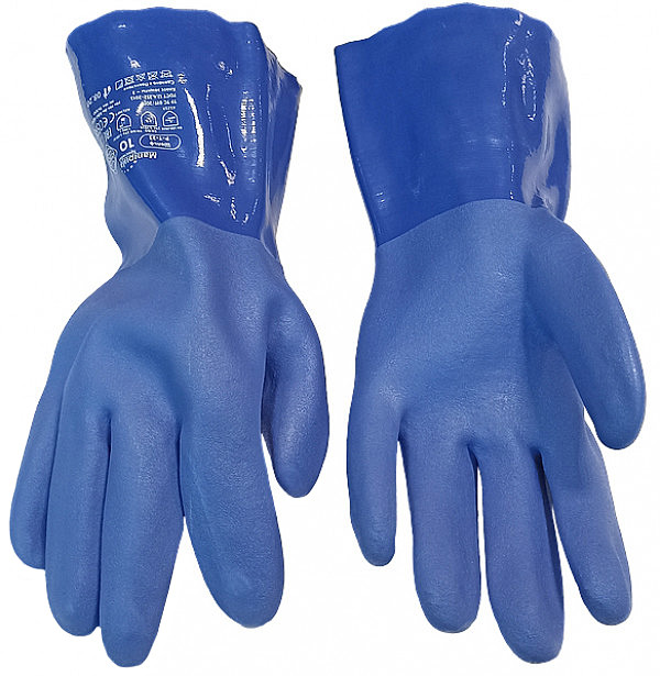 Непромокаемые многослойные перчатки полностью покрытые натуральным латексом, стойкие к кислотам и щелочам средних концентраций. В дайвинге используются как герметичные перчатки для гидрокостюма сухого типа.