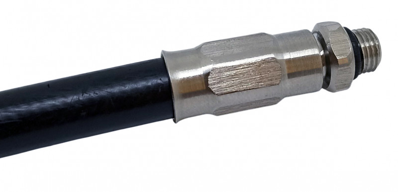 Штуцер «3/8 дюйма» - удивительный русский аксессуар для дайвинга, позволяющий точно подогнать длину РЕЗИНОВОГО шланга низкого давления под свои персональные нужды!