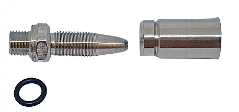 Состоит из двух частей: «папа», «мама» и О-ринга.