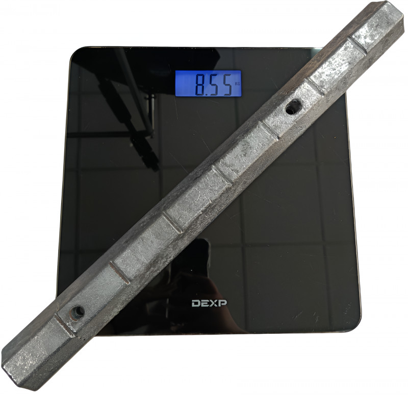 Вес - 8кг (допустимая погрешность веса +/- 5%).