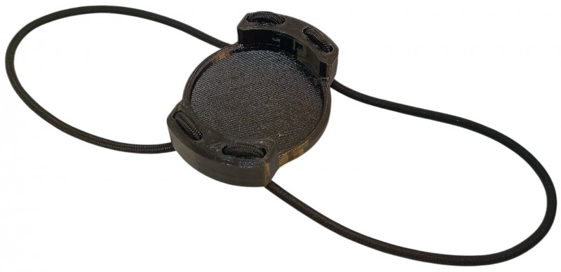 Профессиональный и удобный держатель подводного компьютера SUUNTO D4 на руку с резинками.