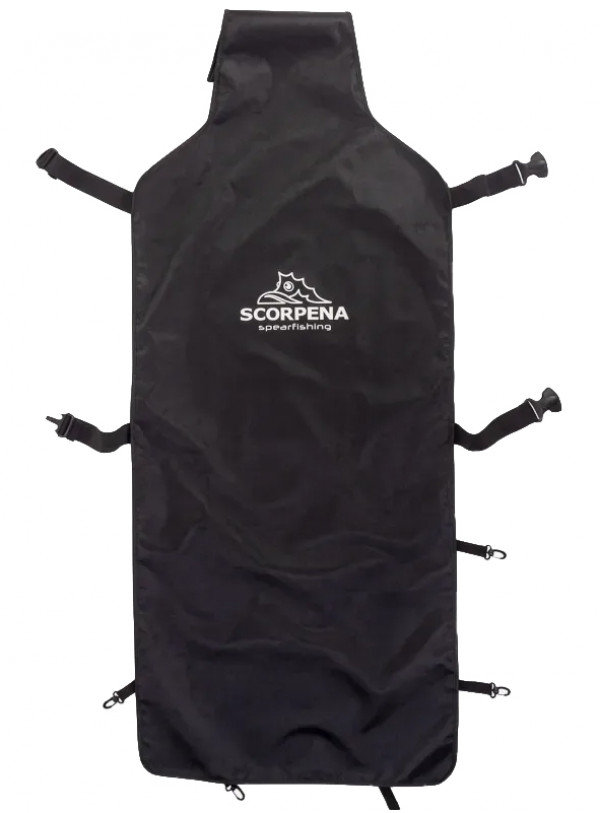 Профессиональная непромокаемая накидка от компании SCORPENA на кресло любимого автомобиля для подводных пловцов, вынужденных перемещаться, не снимая с себя мокрого костюма.