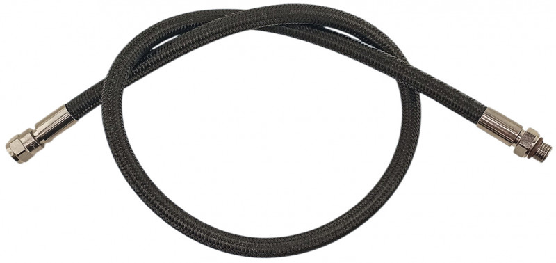 Профессиональный шланг высокого давления позволяет подключить манометр к первой ступени вашего подводного дыхательного автомата.