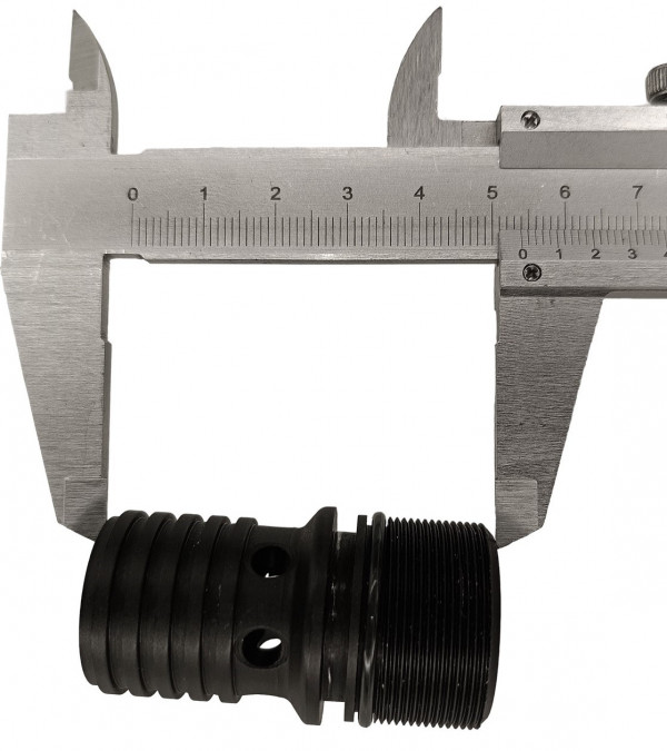 Длина надульника - примерно 5.4см.