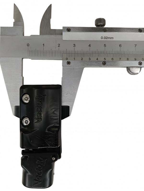 Ширина опоры - около 2.5см.