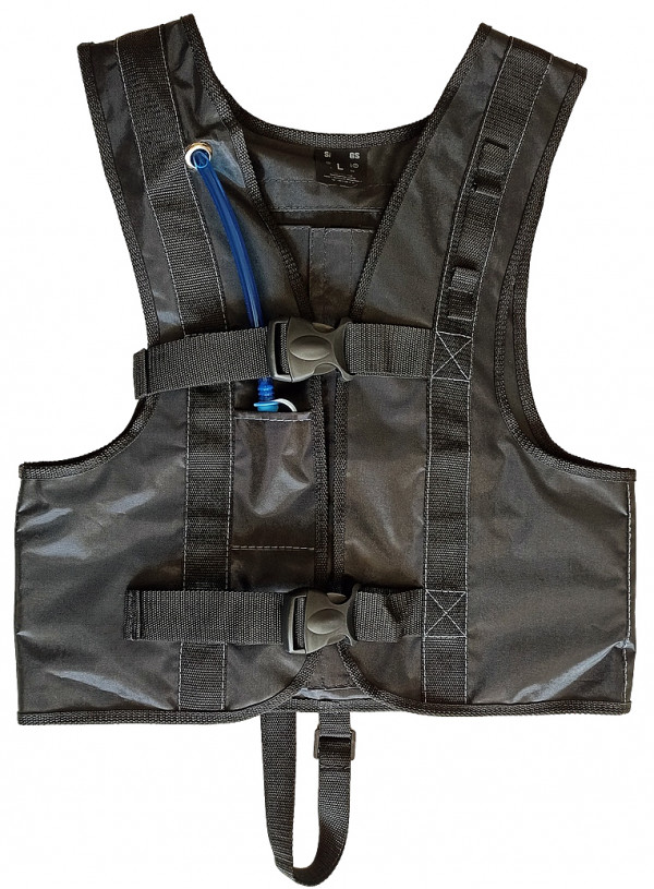 Профессиональный грузовой жилет подводного охотника «КАЛУГА» с поддувом от российского бренда SARBAGS.