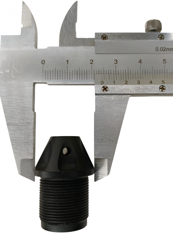 Диаметр в самом широком месте около 2.4см.