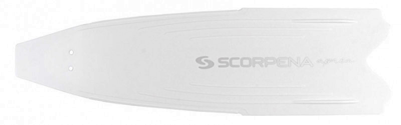 В средней части лопастей имеются две направляющие, которые позволяют удерживать ласту в одной плоскости при гребке, что придает стабильность при незначительных усилиях.