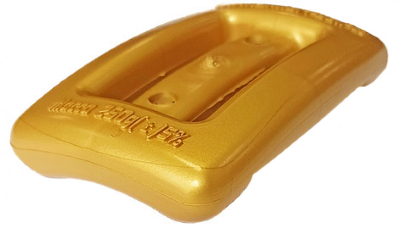 Закругленные внешние углы данных грузов меньше цепляют растительность.