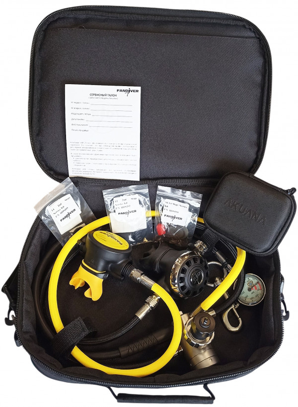 Весь комплект удобно помещается в сумку для регулятора ФАНДАЙВЕР.
