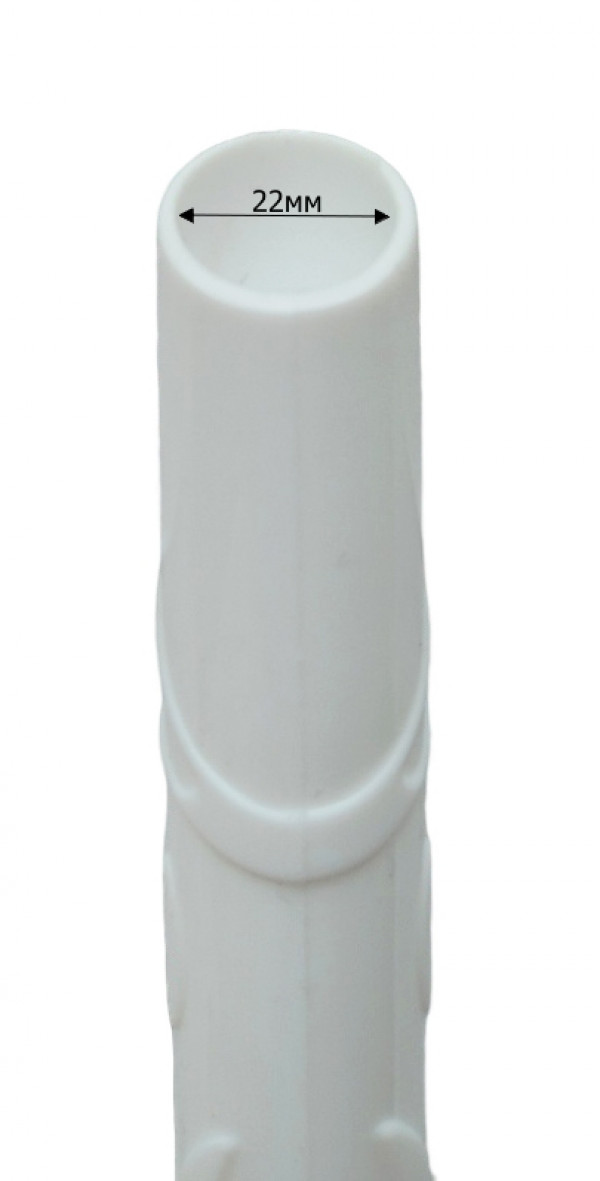 Круглое сечение в основании - естественная циркуляция воздуха, легкость в чистке и обслуживании с возможностью установки сухого клапана.