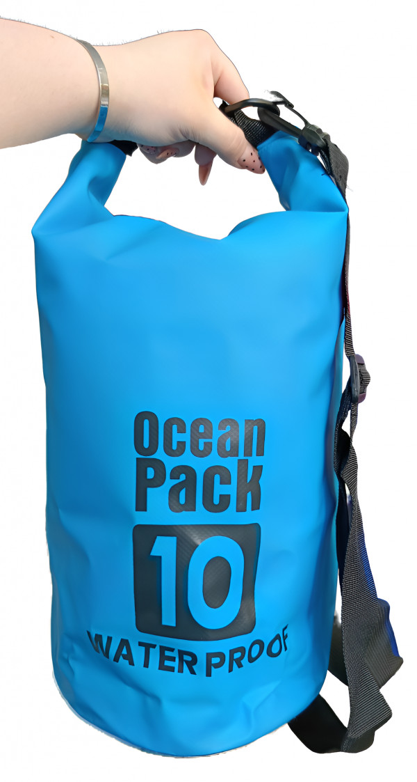 Гермомешок DRY BAG SPDV 10 л (голубой) - это сочетание надежности, функциональности и стиля. Он станет незаменимым спутником в любых приключениях, где важна защита вещей от влаги. Компактный, легкий и прочный - он готов к новым вызовам вместе с вами!