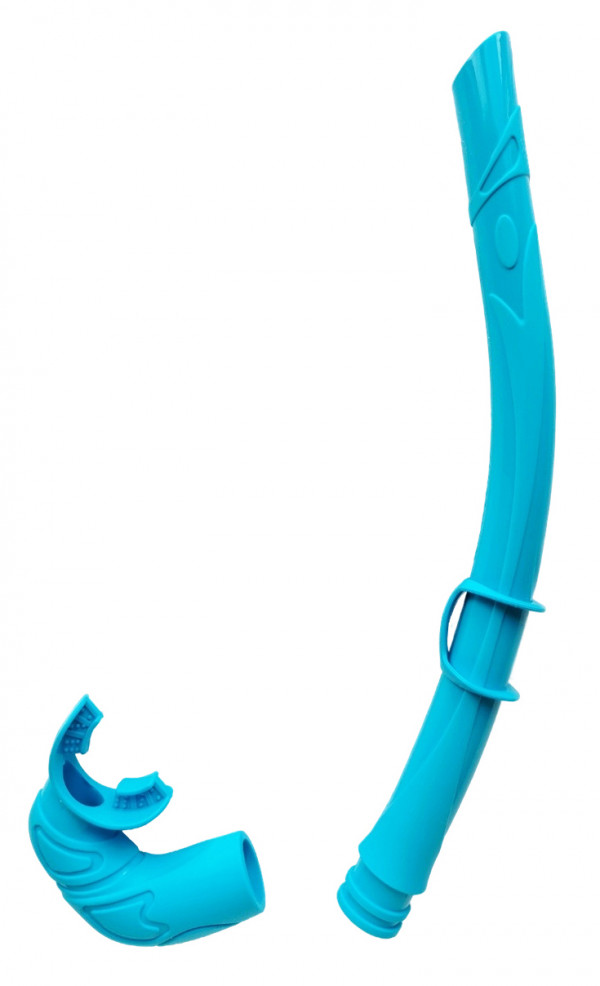 Если загубник или сама трубка вдруг повредятся - не беда! Конструкция разъемная, так что поменять ее части проще простого.