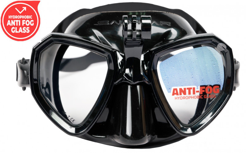 Профессиональная маска TRINITY ANTIFOG от итальянского производителя SALVIMAR - модель для глубинной подводной охоты и фридайвинга, в том числе и детского.