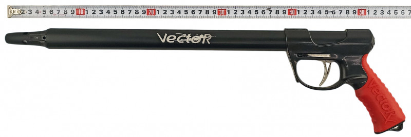 Данное ружье заявлено производителем как VECTOR 50 и имеем схожую длину ресивера в сантиметрах.