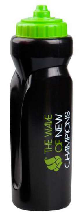 [SALE] Бутылка питьевая «WATER BOTTLE» 1000мл, с зеленым колпачком