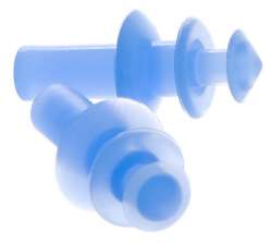 Беруши плавательные «EAR PLUGS» резиновые, голубые