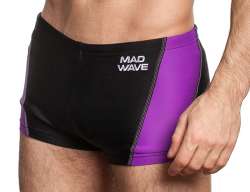 Плавки-шорты мужские «SPLASH», черно-фиолетовые