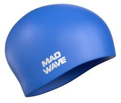Шапка плавательная «LONG HAIR», синяя