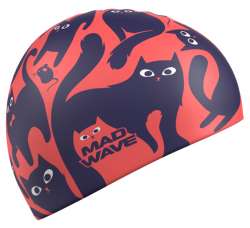 В силиконовой шапочке с милыми котиками просто невозможно грустить на тренировках.