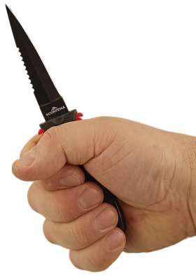 Универсальный компактный нож для дайвинга и подводной охоты «СКОРПЕНА-A» от одноименного российского производителя.