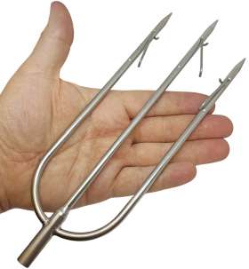 Профессиональный мощный трезубец на гарпун для подводной охоты от компании SCORPENA.