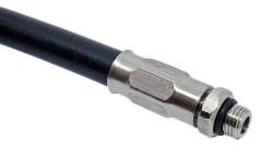 Профессиональный штуцер для подрезания шлангов в дайвинге от производителя «TDE». Подходит к шлангам низкого давления (LP).