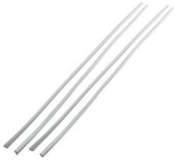 Две пары резинок для отбортовки обеих лопастей ласты, обеспечивают дополнительную защиту от ударов и гидродинамическую стабильность при гребке.