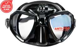 Профессиональная маска TRINITY ANTIFOG от итальянского производителя SALVIMAR - модель для глубинной подводной охоты и фридайвинга, в том числе и детского.